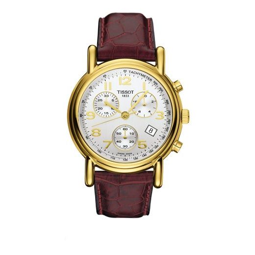 TISSOT CARSON QUARTZ 18K GOLD T71.3.442.32 - TISSOT - ZNAČKY