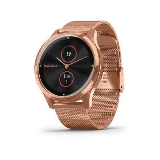 GARMIN VÍVOMOVE3 LUXE, 18K ROSEGOLD/MILANESE BAND 010-02241-24 - VIVOMOVE3 LUXE - ZNAČKY