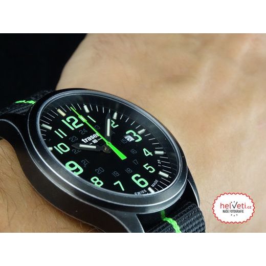 TRASER P67 OFFICER PRO GUNMETAL BLACK/LIME NATO - HERITAGE - ZNAČKY