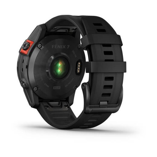 GARMIN FENIX 7 SOLAR GRAY/ BLACK SILICONE BAND - 010-02540-11 - FENIX 7 - ZNAČKY