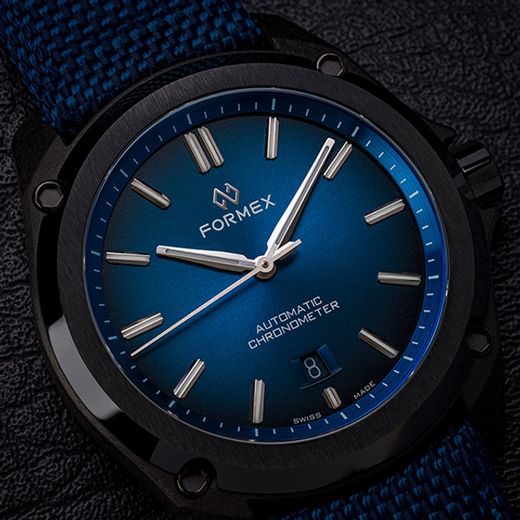 FORMEX ESSENCE LEGGERA FORTYTHREE AUTOMATIC CHRONOMETER ELECTRIC BLUE - ESSENCE LEGGERA - ZNAČKY