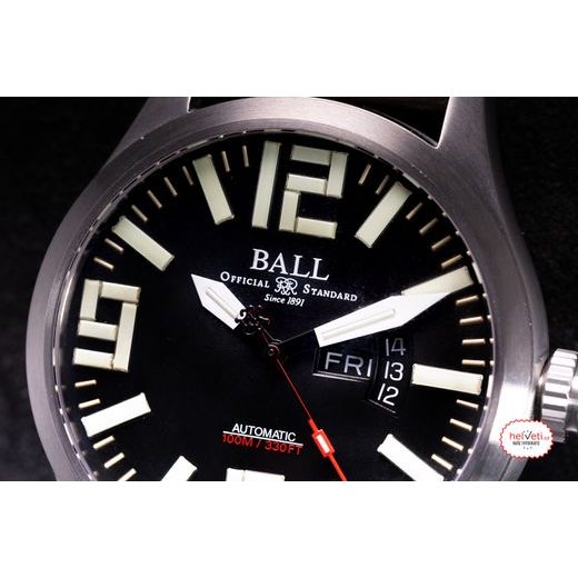 BALL ENGINEER MASTER II AVIATOR NM1080C-L14A-BK - ENGINEER MASTER II - ZNAČKY