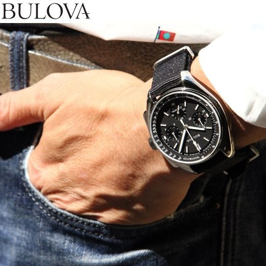 BULOVA 96A225 LUNAR PILOT CHRONOGRAPH WATCH - ARCHIVE SERIES - ZNAČKY