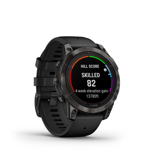 GARMIN FĒNIX 7 PRO SAPPHIRE SOLAR EDITION CARBON GRAY DLC TITANIUM / BLACK BAND - 010-02777-11 - FENIX 7 - ZNAČKY