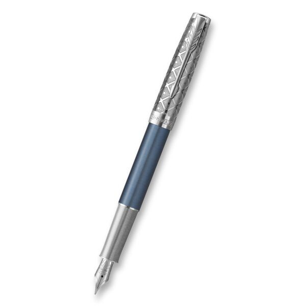 Plnicí pero Parker Sonnet Premium Metal Blue CT 1502/515974 - hrot F (slabý)