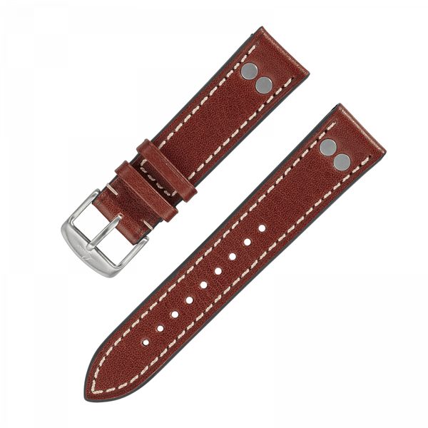 Řemínek Laco Pilot Strap - hnědý - 20 mm - L – Standardní délka (doporučujeme) - 18 mm