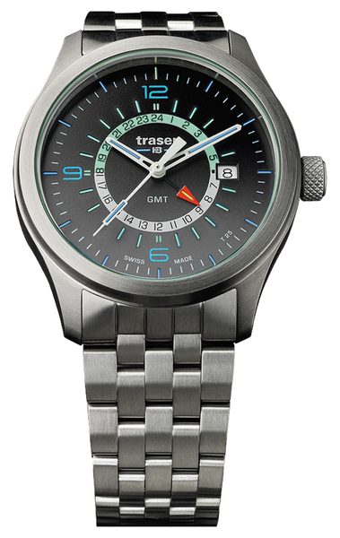 Traser Aurora GMT Silver - ocel