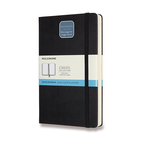 Zápisník Moleskine Expanded - tvrdé desky - L, tečkovaný 1331/1117471