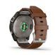 GARMIN FĒNIX 7 PRO SAPPHIRE SOLAR EDITION TITANIUM / BROWN LEATHER BAND - 010-02777-30 - FENIX 7 - ZNAČKY