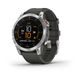 Garmin epix™ PRO Glass, Silver/ Gray Silicone Band - 010-02582-01