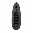Cervellati botka Curved Rubber malá černá