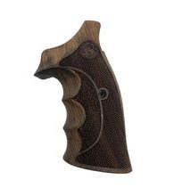 Střenky KSD Smith & Wesson K/L rám round butt ořech s logem 4