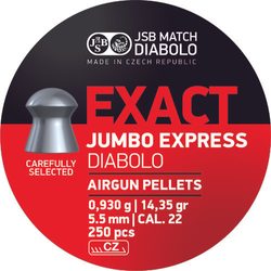 Diabolky JSB Exact Jumbo Express 5,52mm 250ks