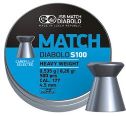 Diabolky JSB Match S100 4,50mm 500ks