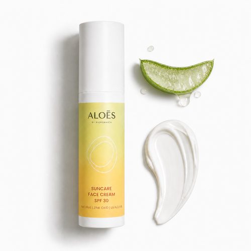 Aloés Opalovací krém na obličej SPF30