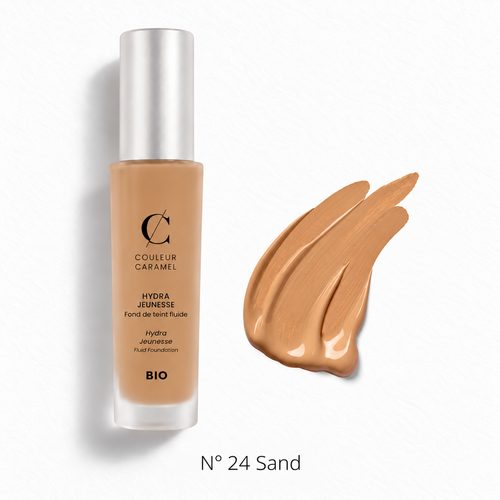 Couleur Caramel Bio hydratační make-up Hydra Jeunesse (n°24 Sand 30 ml)