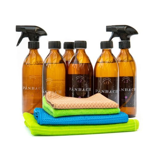 Sada Pánbach 100% přírodní prostředky na velký úklid (v plastu) (Mix vůní)
