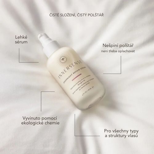 INNERSENSE Overnight Repair Serum - noční obnovující sérum na vlasy 118ml