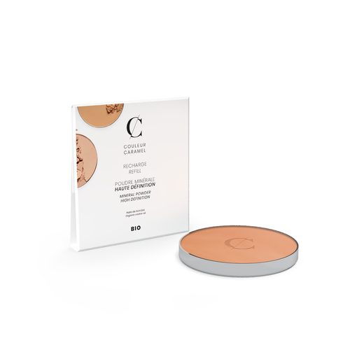 Couleur Caramel Bio kompaktní pudr HD - REFILL (n°603 Golden beige refill)