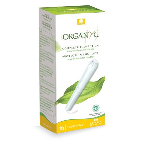 Organyc Bio tampony s aplikátorem Regular - 16 ks