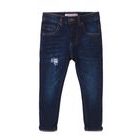 Nohavice chlapčenské džínsové s elastanom, Minoti, scanda 4, modrá
