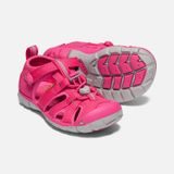 Dětské sandály SEACAMP II CNX K hot pink, Keen, 1020679, růžová Dívčí barefoot sandály SANDAL Coral Froddo G3150266-13 červená