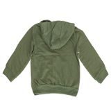 Hanorac cu glugă pentru băieți cu glugă pe toată lungimea, Minoti, 9ZIPEMB 4, kaki hanorac cu glugă din microfleece cu guler, Pidilidi, PD991, băiat