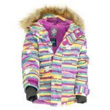 Vesta dívčí nylonová Puffa podšitá microfleecem, Minoti, 12GILET 18, modrá