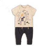 Kojenecký set chlapecké - tričko a kalhoty, Minoti, Camel 6, kluk