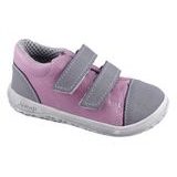 dievčenská celoročná barefoot obuv J-B1/S/V grey/pink, jonap, grey