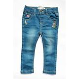 Nohavice dievčenské džínsové, vyšívané, Minoti, FOREST 12, holka