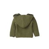 Pulover pentru cu glugă băieți căptușit cu blăniță, Minoti, Mite 8, kaki Pulover pentru cu glugă băieți căptușit cu blăniță, Minoti, Mite 8, kaki