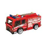 Puzzle 3D din lemn - Camion de pompieri 12 cm, Wiky creativity, W035428