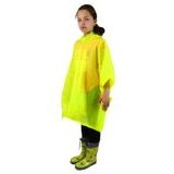 Poncho neon din PVC, Pidilidi, PL0066-03, roz