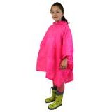 Poncho neon din PVC, Pidilidi, PL0066-03, roz