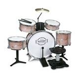 Bontempi Sada rockových bicích se stoličkou 70 x 40 x 80 cm, Bontempi, W011489 Bontempi Sada rockových bicích se stoličkou 70 x 40 x 80 cm, Bontempi, W011489