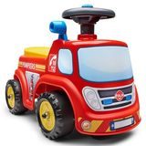 FALK Tűzoltó robogó nyitható üléssel és kormánykerékkel, kürt, Falk, W012711 FALK Tűzoltó robogó nyitható üléssel és kormánykerékkel, kürt, Falk, W012711