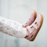 Lányok mezítlábas szandálja CRAVE SHELLWOOD Rose, rózsaszín, rózsaszín Gyerek mezítlábas tornacipő CRAVE CATBOURNE Grey, Crave, szürke