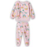 Pijama din fleece pentru fete, Minoti, 16pj 11, roz