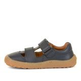 Chlapecké barefoot sandály SANDAL Dark Blue Froddo G3150266 tmavě modrá Dívčí barefoot sandály FLEXY LIA Cognac Froddo G3150264-2 hnědá