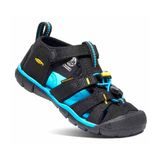 Dětské sandály SEACAMP II CNX, black/keen yellow, Keen, 1025141/1025128/1025108, černá