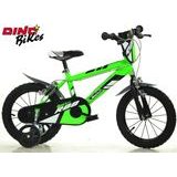 Biciclete pentru copii 14" verde 2017, Dino Bikes, W020169