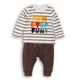 Kojenecký set - tričko a kalhoty, Minoti, Leaf 4, kluk