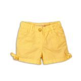 Pantaloni scurți pentru fete, din bumbac, Minoti, 2SHORT 4, galben