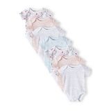 Body kojenecké 7pack, Minoti, 14mbaby 1, Holka