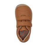Pantofi pentru copii desculți, Biomecanisc, 241160-B087, maro Adidași ELASTICOS Azul/Fuscia pentru fete, Biomeanics, 241271-C600, albastru închis