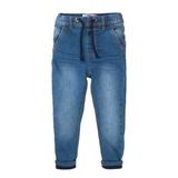 Kalhoty chlapecké podšité džínové s elastanem, Minoti, 7BLINEDJN 1, modrá