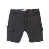 Pantaloni scurți pentru băieți cu buzunare laterale, Minoti, 5COMBATS 2, gri