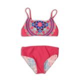 Plavky dívčí dvoudílné oboustranné, Minoti, KG BIKINI 13, holka Plavky dívčí dvoudílné oboustranné, Minoti, KG BIKINI 13, holka