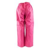 Kalhoty šusťákové bez šňůrky v pase, PD335, růžová